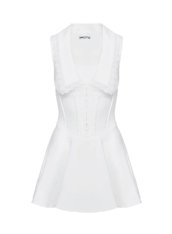 Haworth Mini Dress White