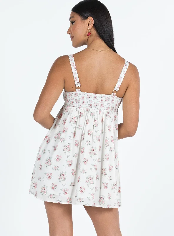 Vance Mini Dress Pink / Floral