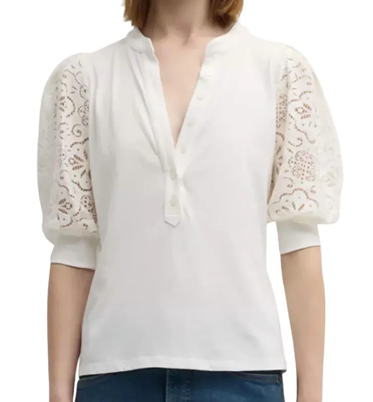 Coralee Blouse In Off White