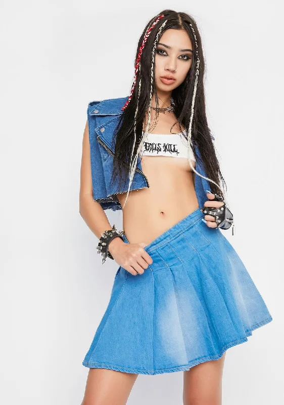 Denim Emily Mini Skirt