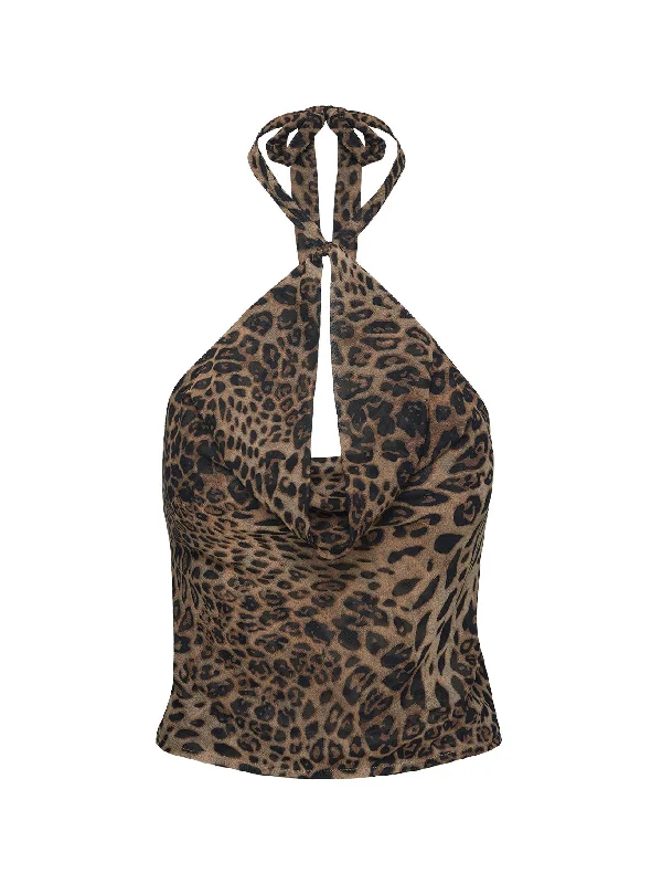 Eleganza Top Leopard