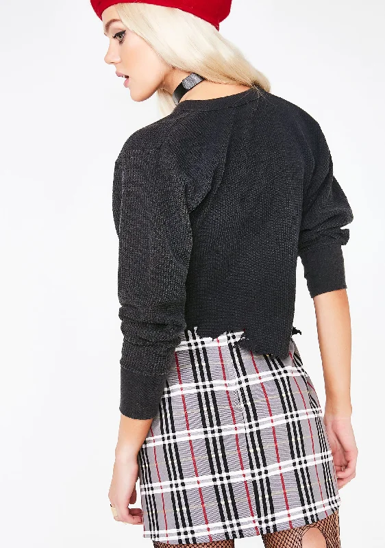 Heritage Check Pelmo Skirt