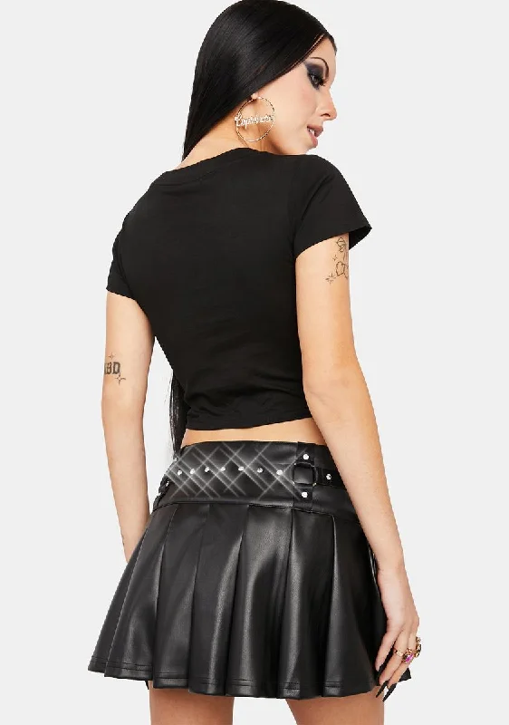 On A Roll Pleated Skirt