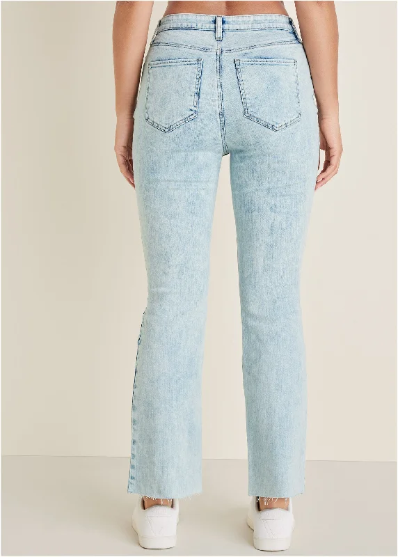 Brigitte kick flare jeans - Acid Wash