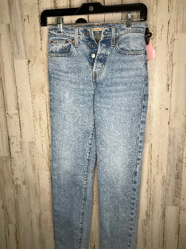 Blue Denim Jeans Boyfriend Levis, Size 0