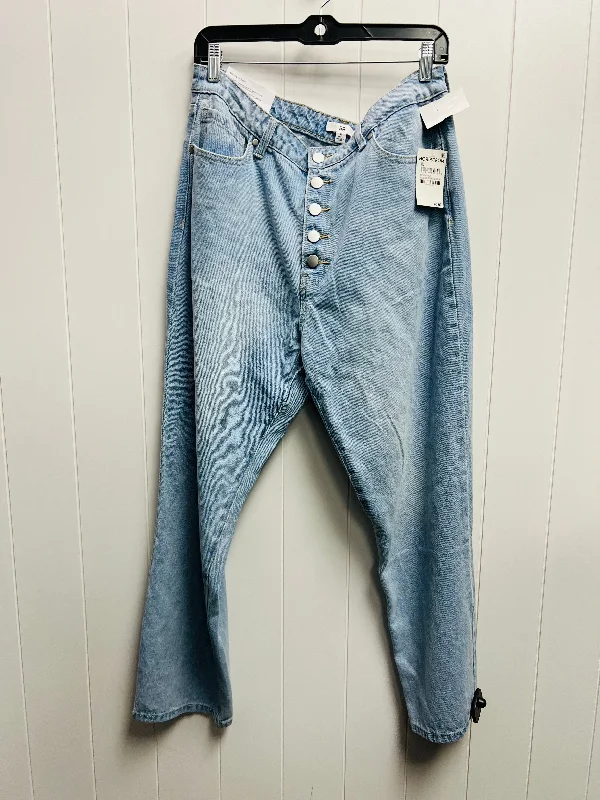 Blue Denim Jeans Flared Bp, Size L