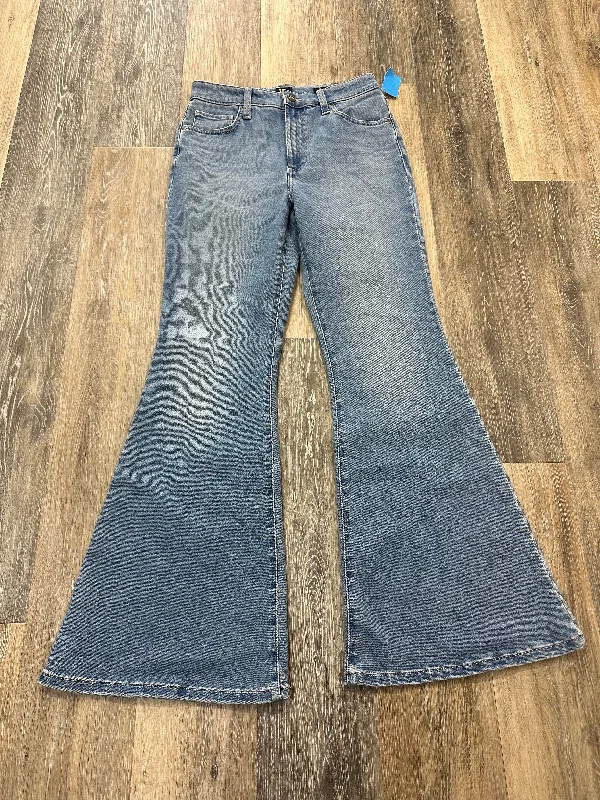 Blue Denim Jeans Flared Lee, Size 4