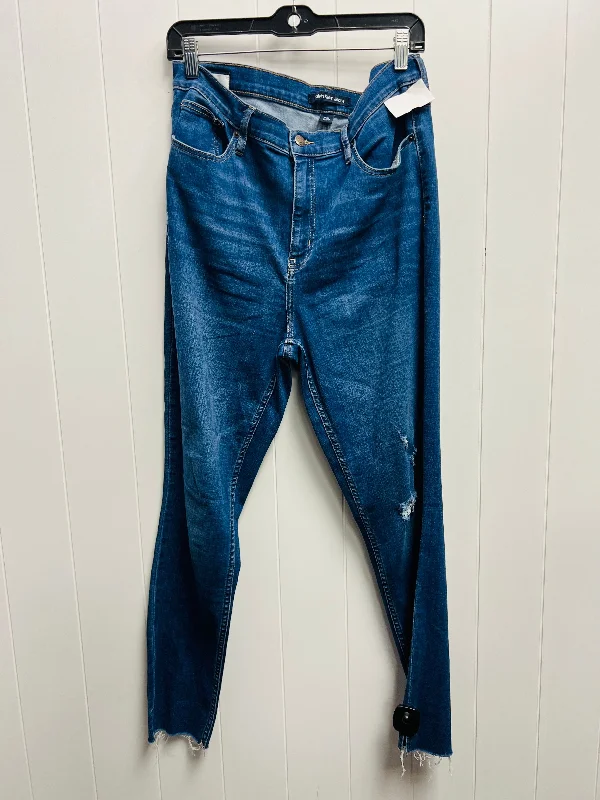 Blue Denim Jeans Skinny Calvin Klein, Size 14