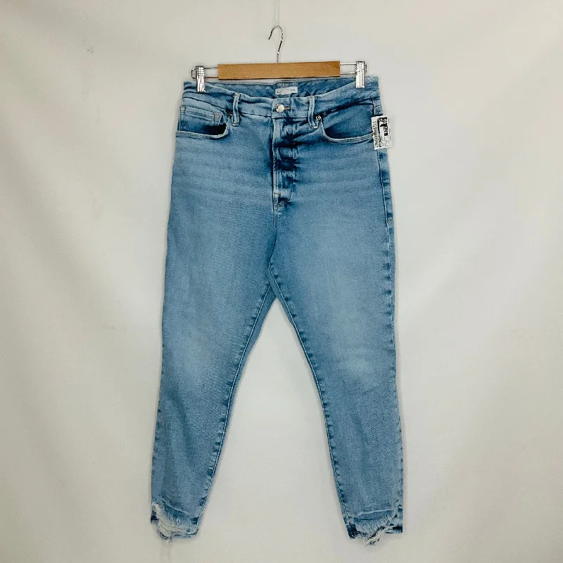 Blue Denim Jeans Skinny Good American, Size 14