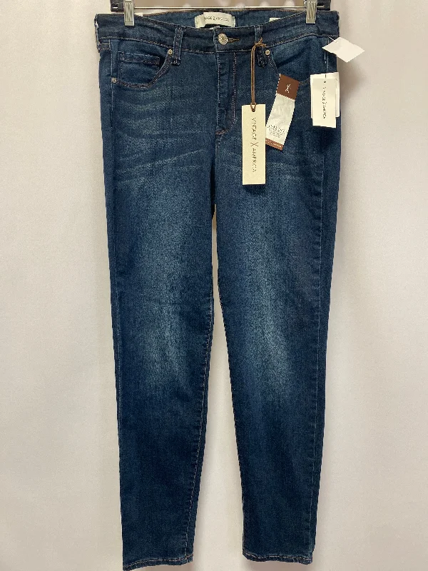 Blue Denim Jeans Skinny Vintage America, Size 10