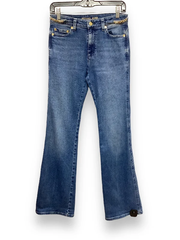 Blue Denim Jeans Straight Michael Kors, Size 2