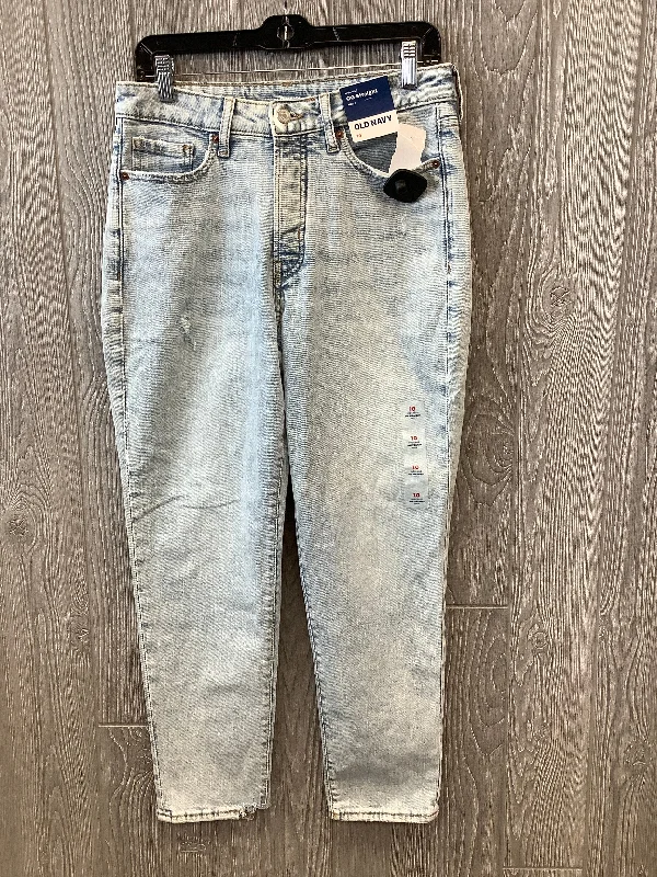 Blue Denim Jeans Straight Old Navy, Size 10