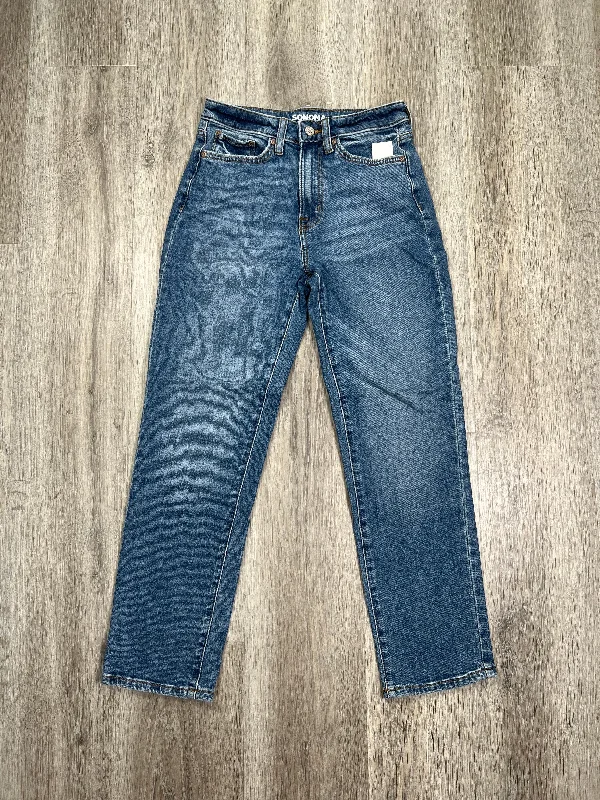 Blue Denim Jeans Straight Sonoma, Size 2