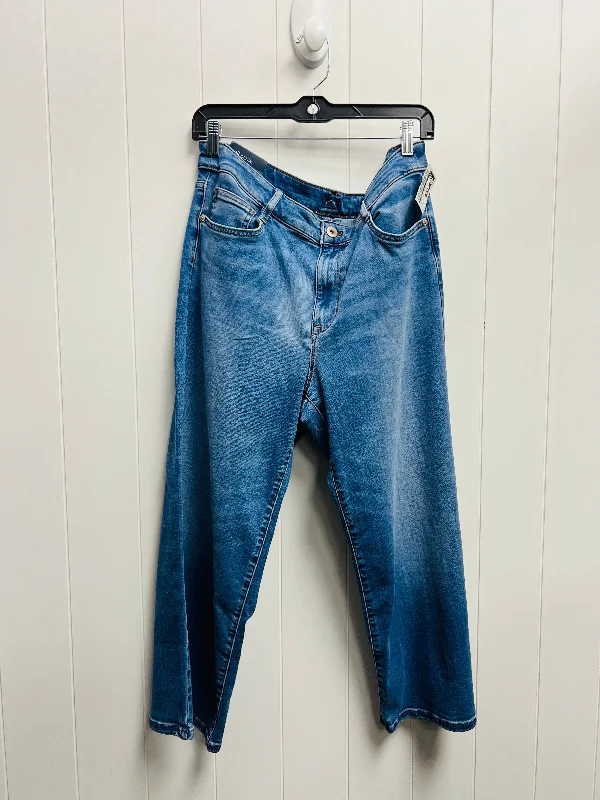 Blue Denim Jeans Wide Leg J. Jill, Size 14