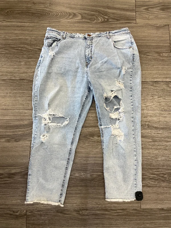 Blue Jeans Boyfriend Vanilla Star, Size 22