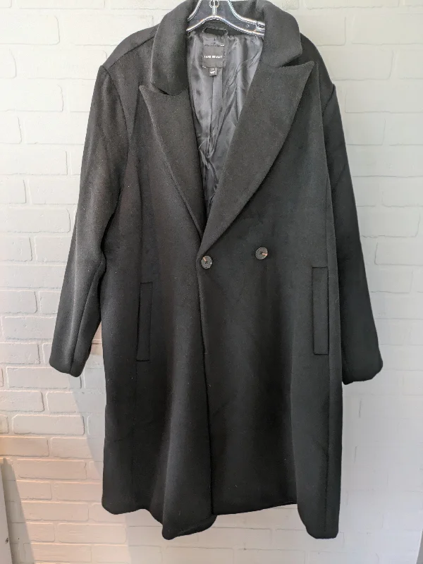 Coat Peacoat By Lane Bryant In Black, Size: 4x