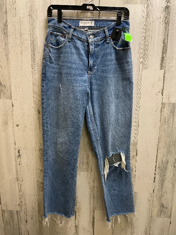 Denim Jeans Relaxed/boyfriend Abercrombie And Fitch, Size 0