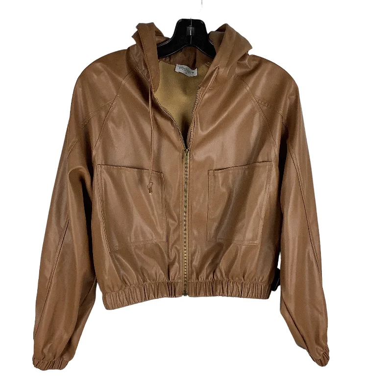 Jacket By Vestique In Brown, Size: S