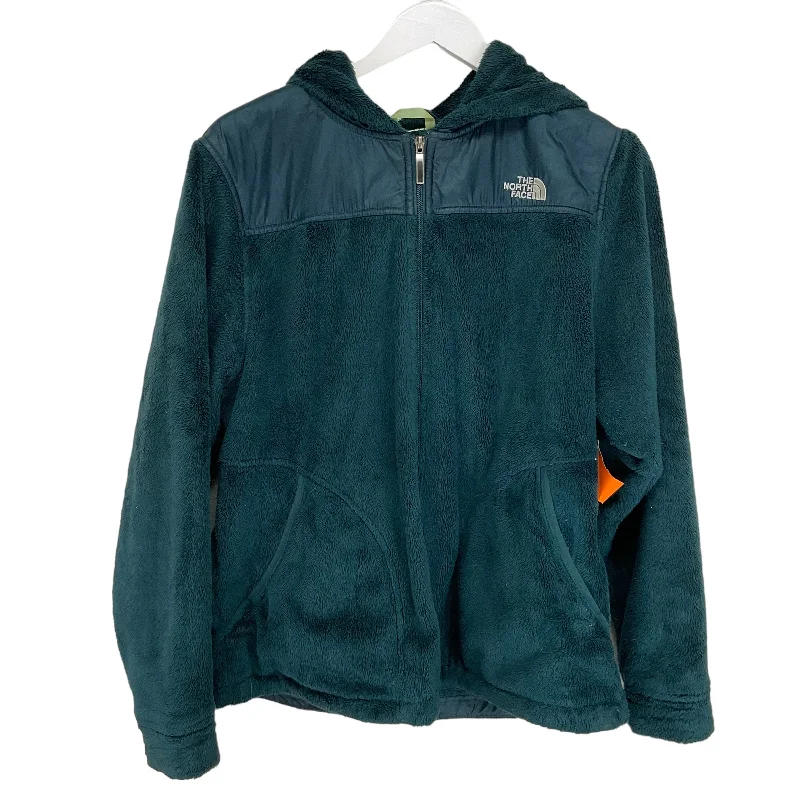 Jacket Fleece By North Face In Teal, Size: Xl