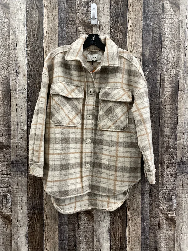 Jacket Other By Cme In Plaid Pattern, Size: S