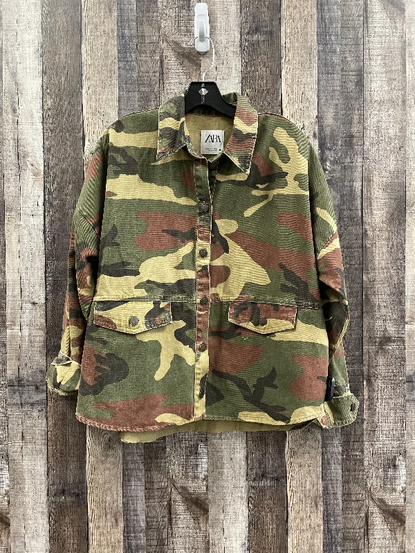 Jacket Other By Zara In Camouflage Print, Size: M