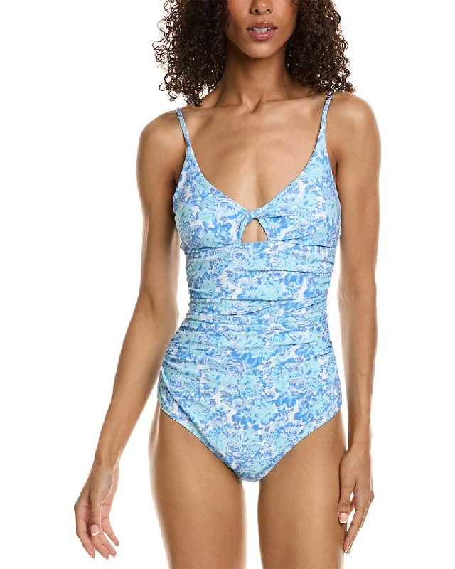 Jones New York Shirred One-Piece