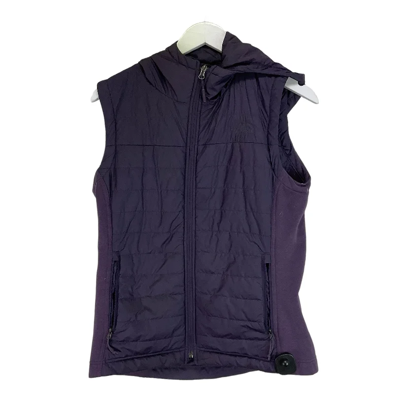 Vest Designer By The North Face In Purple, Size: M