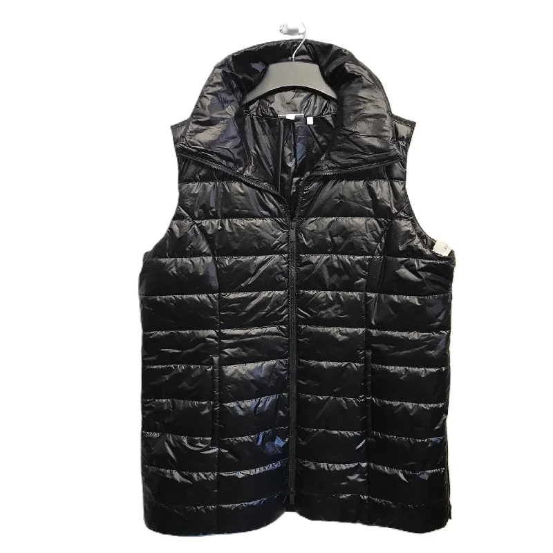 Vest Puffer & Quilted By Chicos In Black, Size: 2x