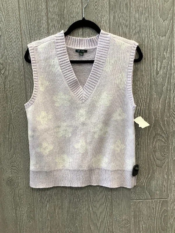 Vest Sweater By Wild Fable In Purple, Size: M