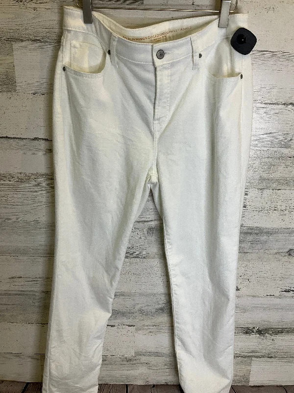 White Jeans Skinny Chicos, Size 8