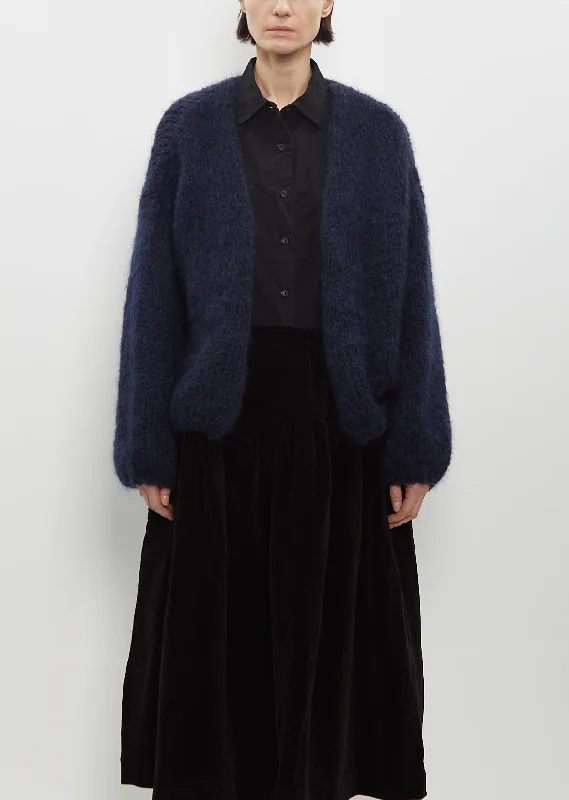 Short Cardigan — Navy