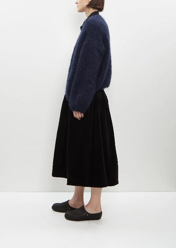 Short Cardigan — Navy