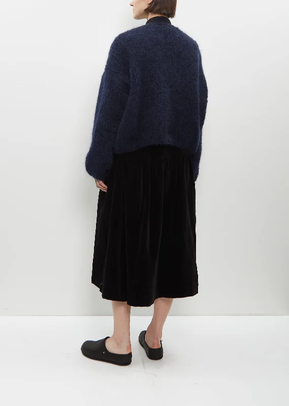 Short Cardigan — Navy