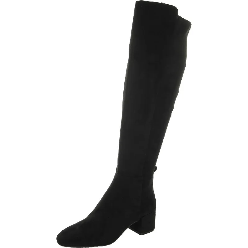 Womens Faux Suede Tall Over-The-Knee Boots