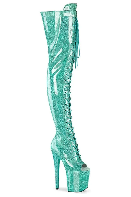 Pleaser FLAMINGO-3021GP Thigh Boot