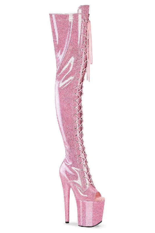 Pleaser FLAMINGO-3021GP Thigh Boot