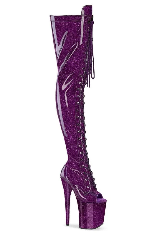 Pleaser FLAMINGO-3021GP Thigh Boot