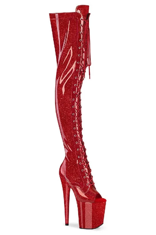 Pleaser FLAMINGO-3021GP Thigh Boot