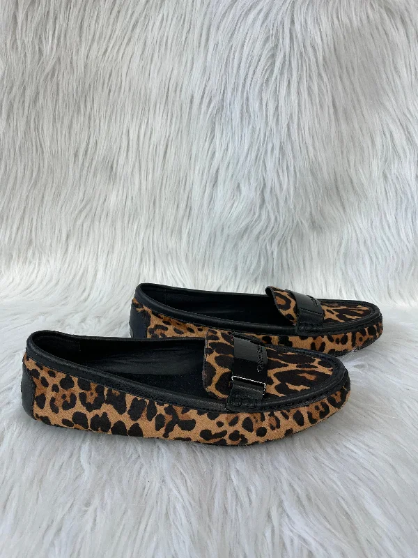 Animal Print Shoes Flats Calvin Klein, Size 10