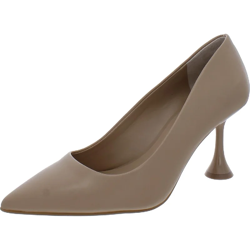 Womens Faux Leather Pumps