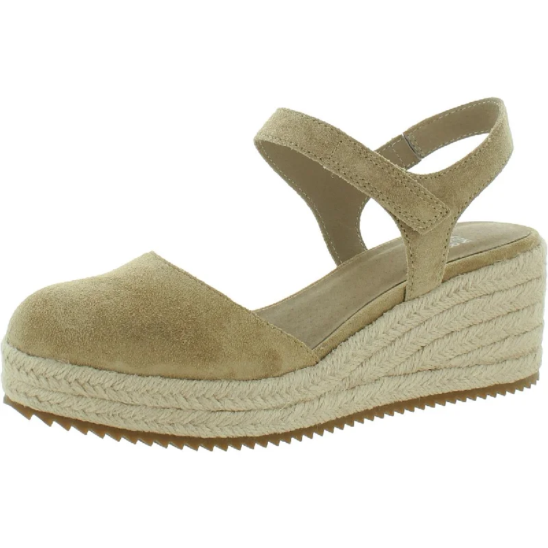 Nessa Womens Suede Wedge Pumps