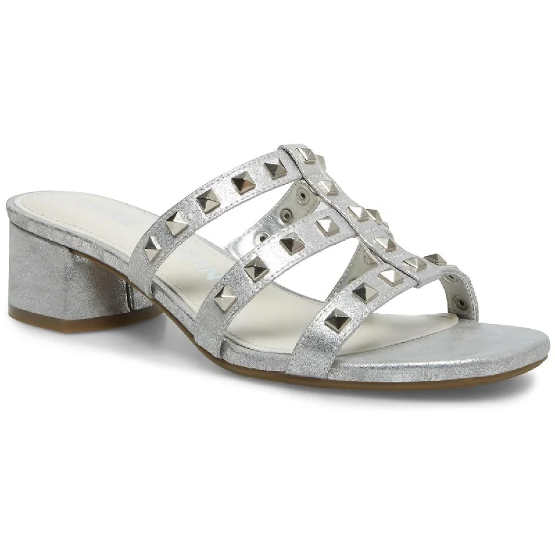 Ray Womens Metallic Studded Dress Sandals