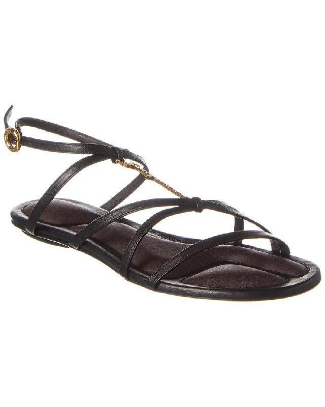 Jacquemus Pralu Leather Sandal