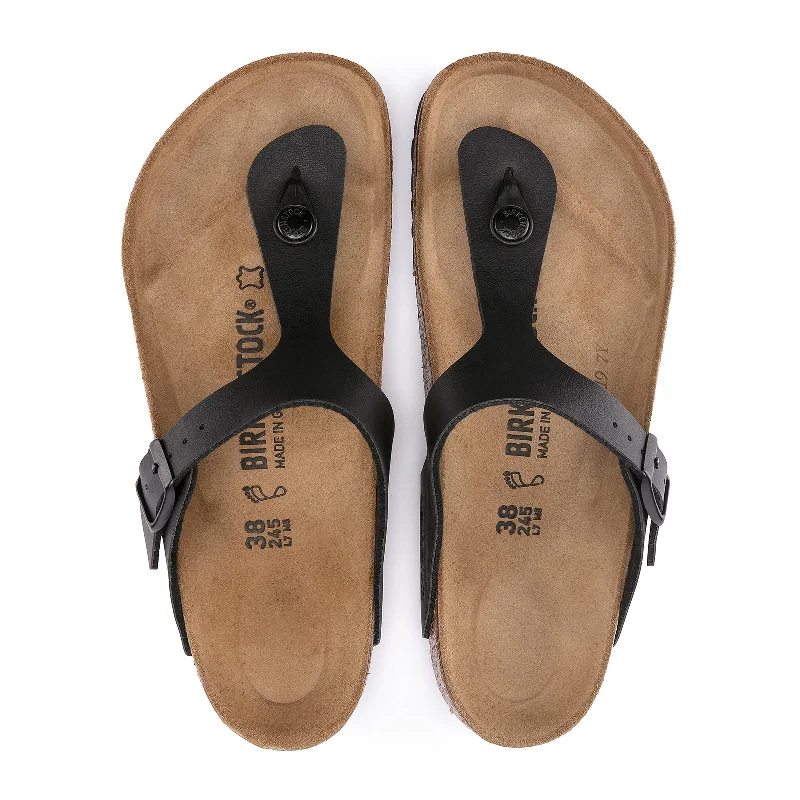 Birkenstock Gizeh Sandal (Women) - Black Birko-Flor