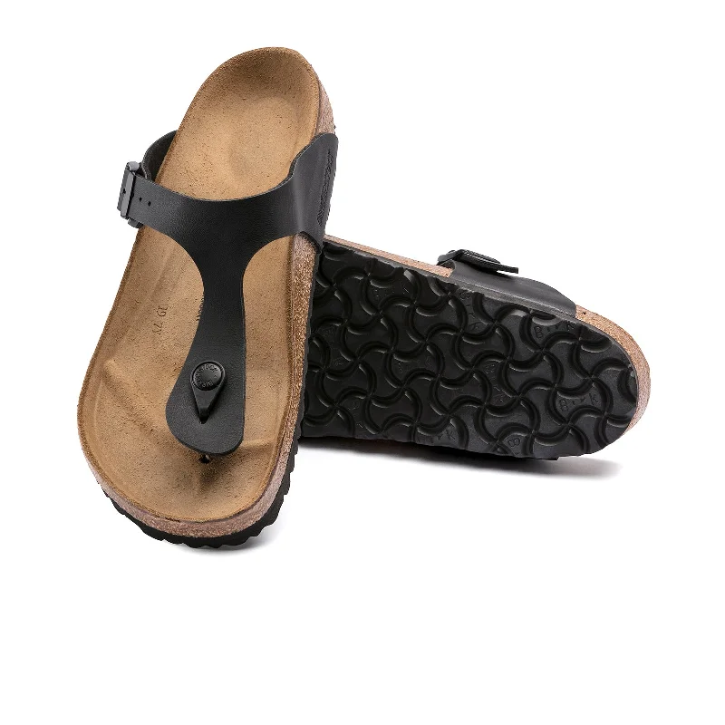 Birkenstock Gizeh Sandal (Women) - Black Birko-Flor