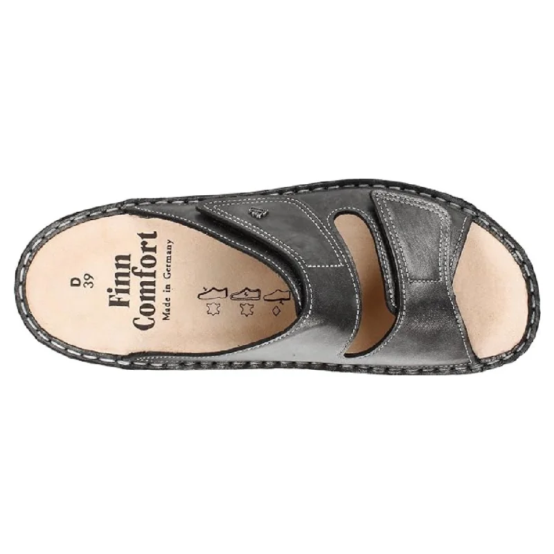 Finn Comfort Jamaica Volcano Pewter Slide-On Sandal (Women's)