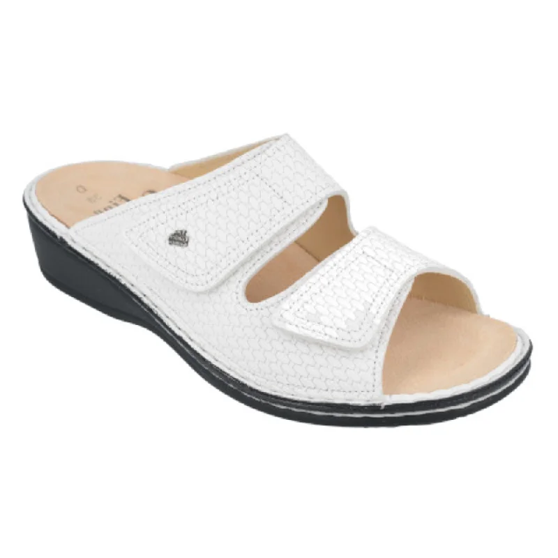 Finn Comfort Jamaika-S White Lotus Slide-On Sandal (Women's)