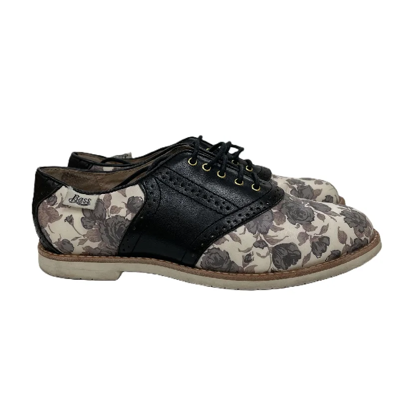 Floral Print Shoes Flats By Bass, Size: 8