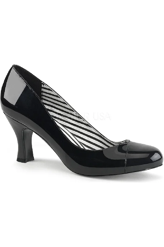 JENNA-01 Pump  | Black Patent