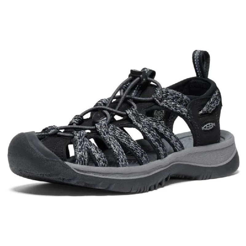 Keen Whisper Black/Steel Grey Sandal (Women's)